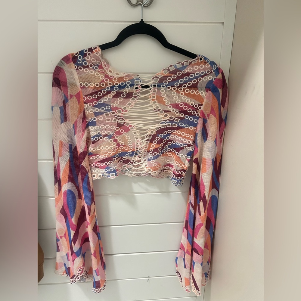 NWOT Free People Eyes on You Top - Picture 4 of 7